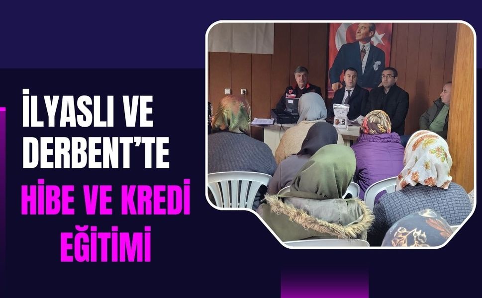 İlyaslı ve Derbent’te Hibe ve Kredi Eğitimi