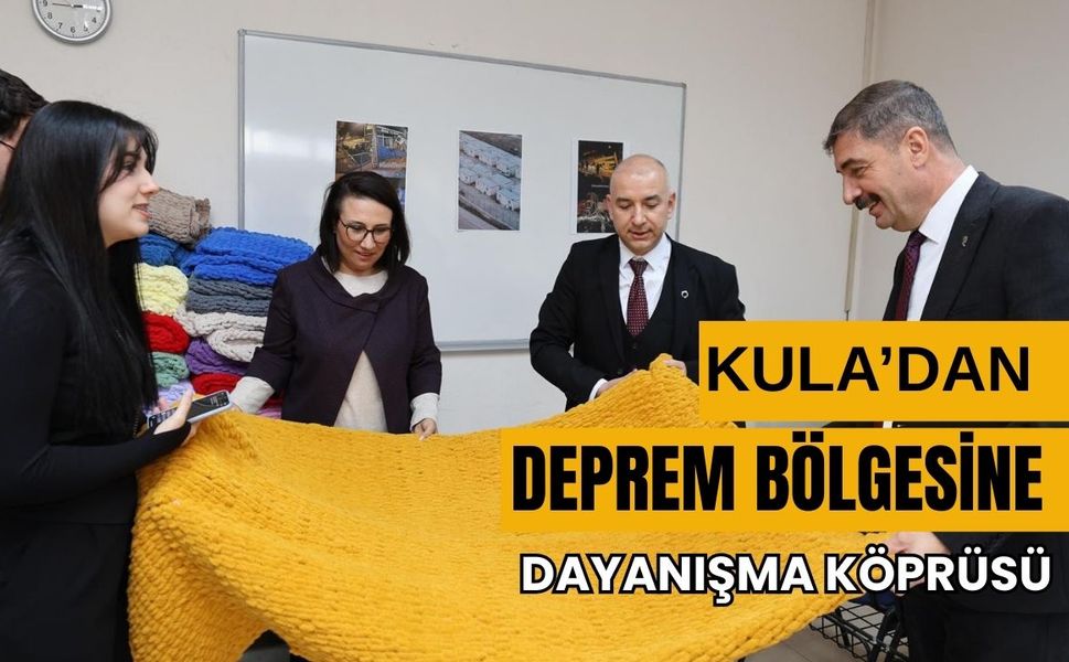 Kula’dan Deprem Bölgesine Dayanışma Köprüsü