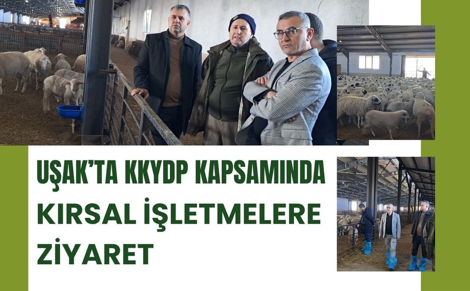 Uşak’ta KKYDP Kapsamında Kırsal İşletmelere Ziyaret