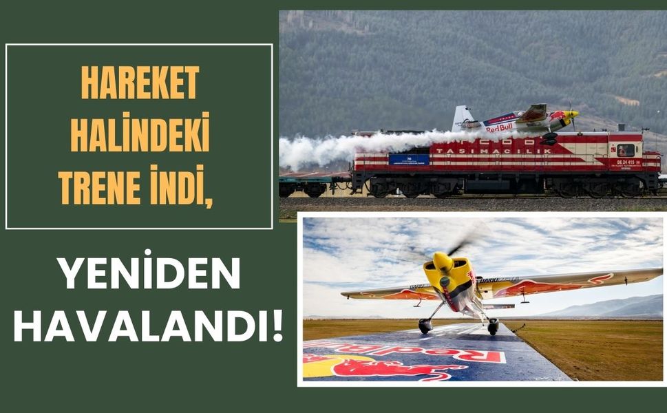 Hareket Halindeki Trene İndi, Yeniden Havalandı!