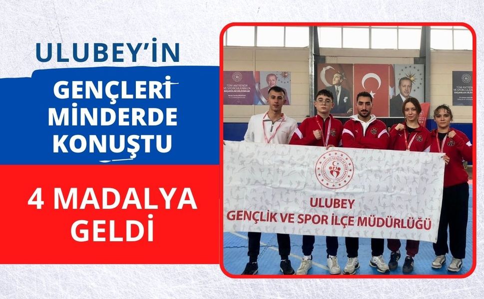 Ulubey’in Gençleri Minderde Konuştu: 4 Madalya Geldi