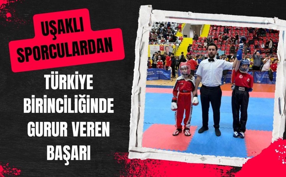 Uşaklı Sporculardan Türkiye Birinciliğinde Başarı