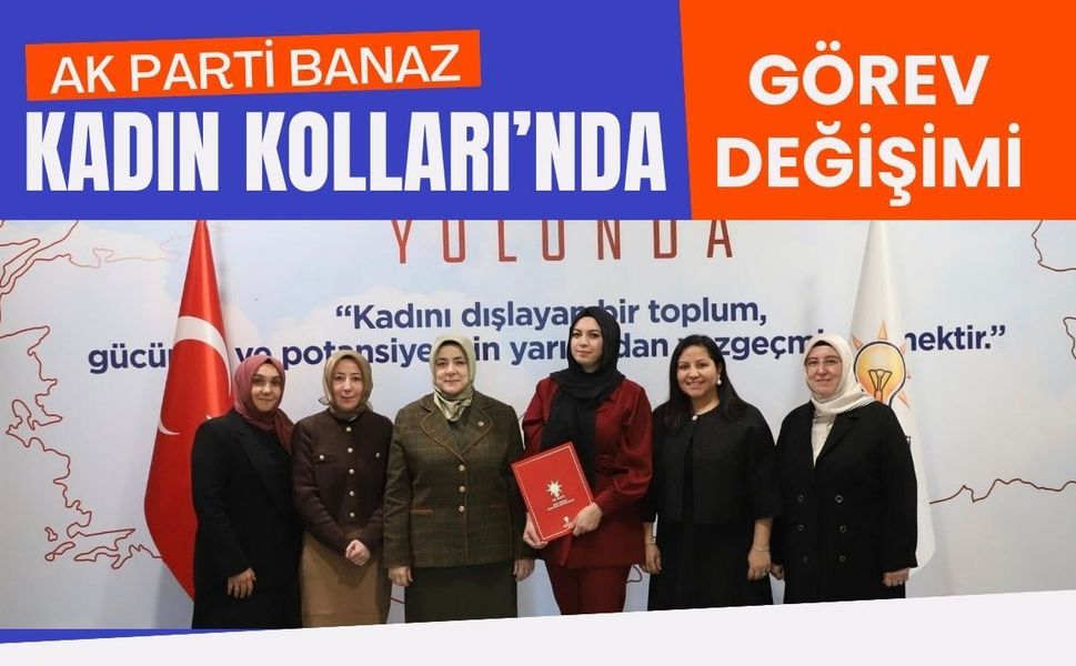AK Parti Banaz Kadın Kolları’nda Görev Değişimi