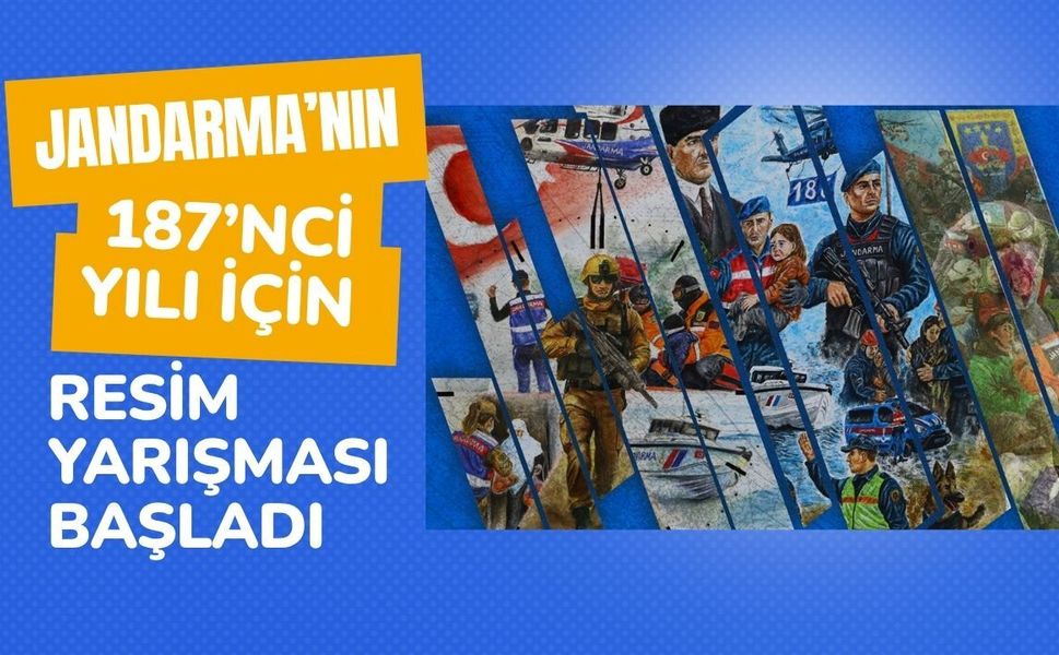 Jandarma’nın 187’nci Yılı İçin Resim Yarışması Başladı