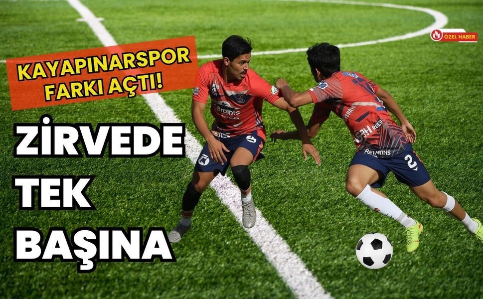 Kayapınarspor Farkı Açtı! Zirvede Tek Başına