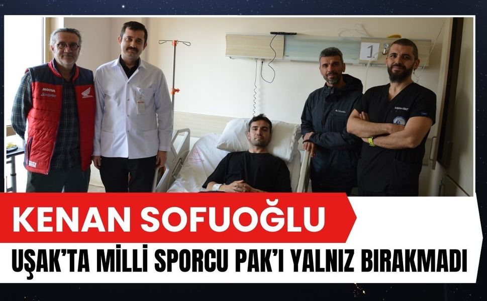 Kenan Sofuoğlu Uşak’ta Milli Sporcu Pak’ı Yalnız Bırakmadı
