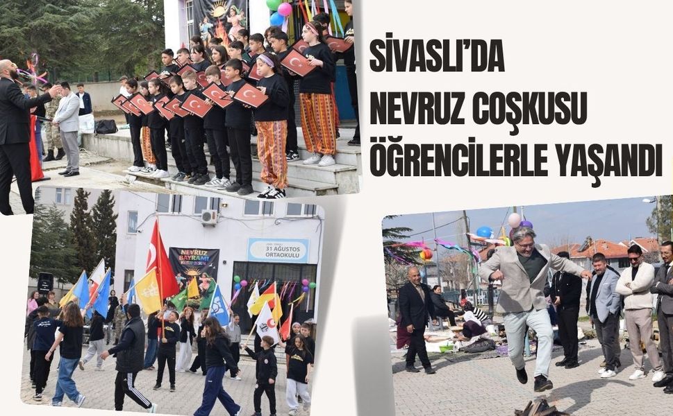 Sivaslı’da Nevruz Coşkusu Öğrencilerle Yaşandı