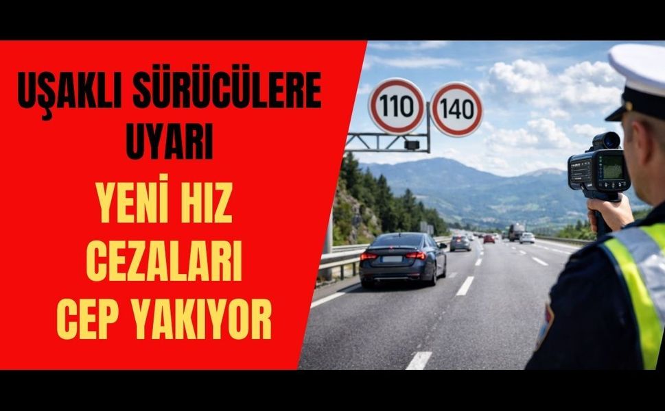 Uşaklı Sürücülere Uyarı: Yeni Hız Cezaları Cep Yakıyor