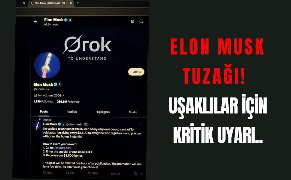 Elon Musk Tuzağı! Uşaklılar İçin Kritik Uyarı