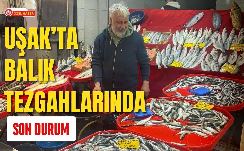 Uşak’ta Balık Tezgahlarında Son Durum