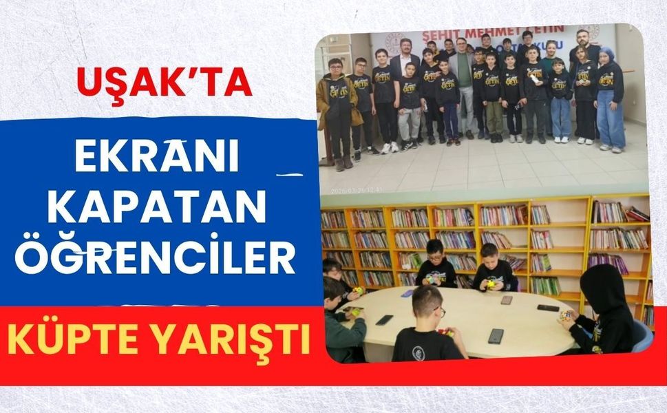 Uşak’ta Ekranı Kapatan Öğrenciler Küpte Yarıştı