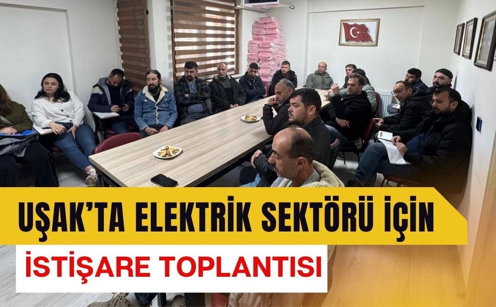 Uşak’ta Elektrik Sektörü İçin İstişare Toplantısı