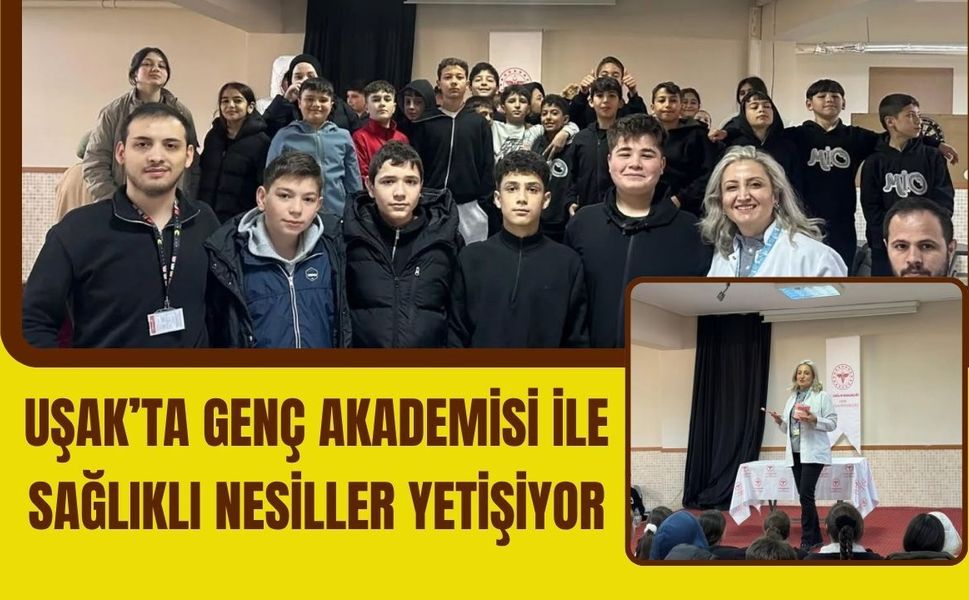 Uşak’ta Genç Akademisi İle Sağlıklı Nesiller Yetişiyor