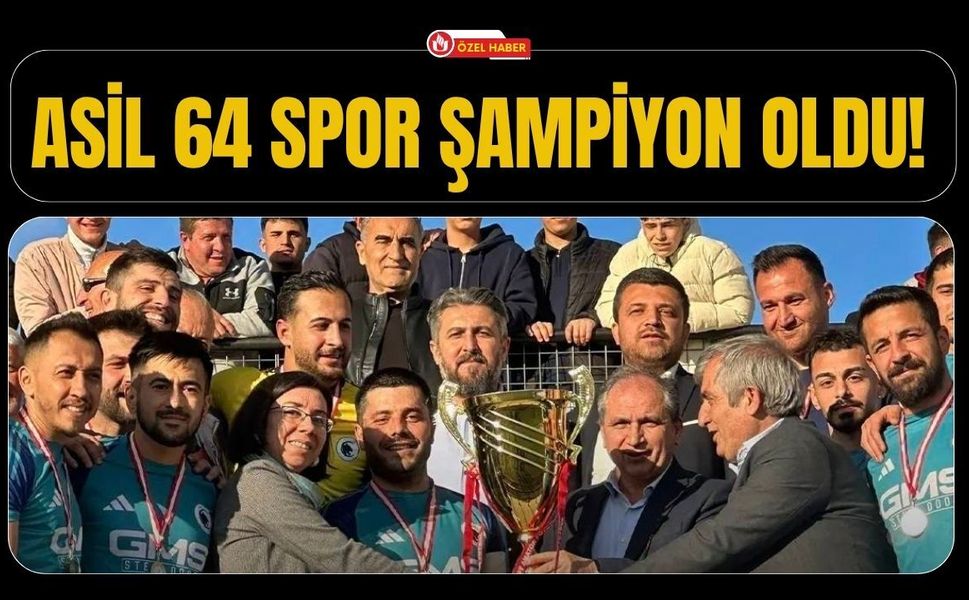 Uşak Asil 64 Spor Şampiyon Oldu!