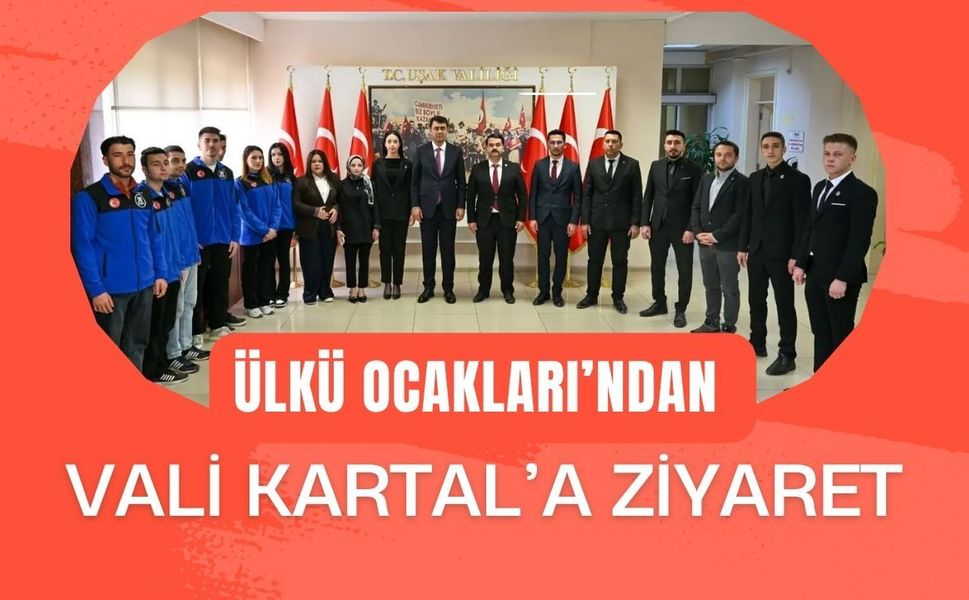 Ülkü Ocakları’ndan Vali Kartal’a Ziyaret: Gençlik Projeleri Masaya Yatırıldı