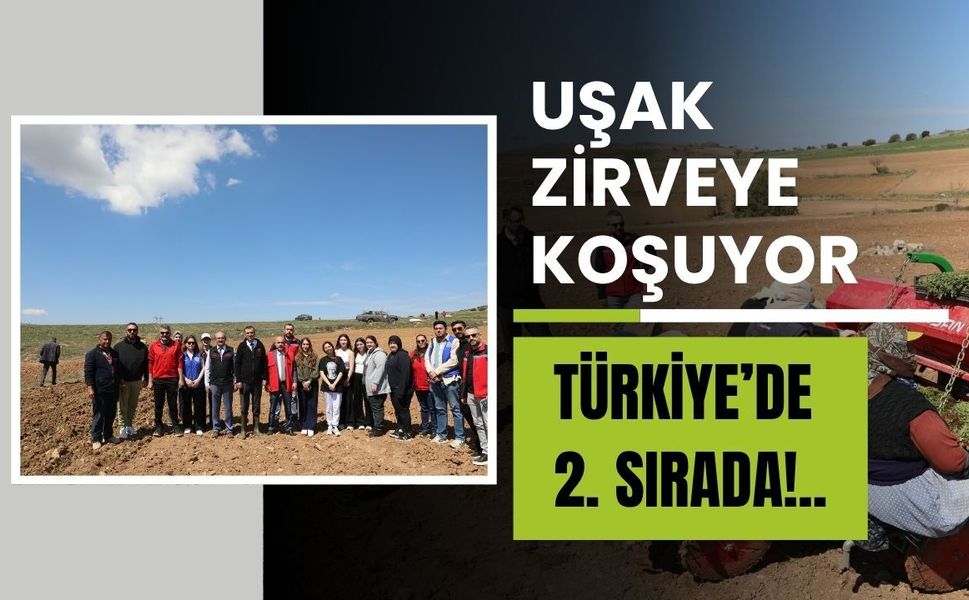 Uşak Zirveye Koşuyor: Türkiye’de 2. Sırada!..