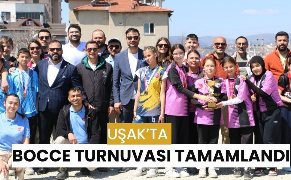 Uşak’ta Bocce Turnuvası Tamamlandı
