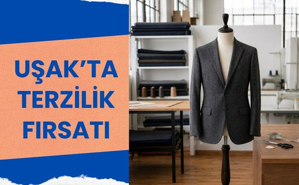 Uşak’ta Terzilik Fırsatı: Erkek Ceket Dikimi Kursu Açılıyor