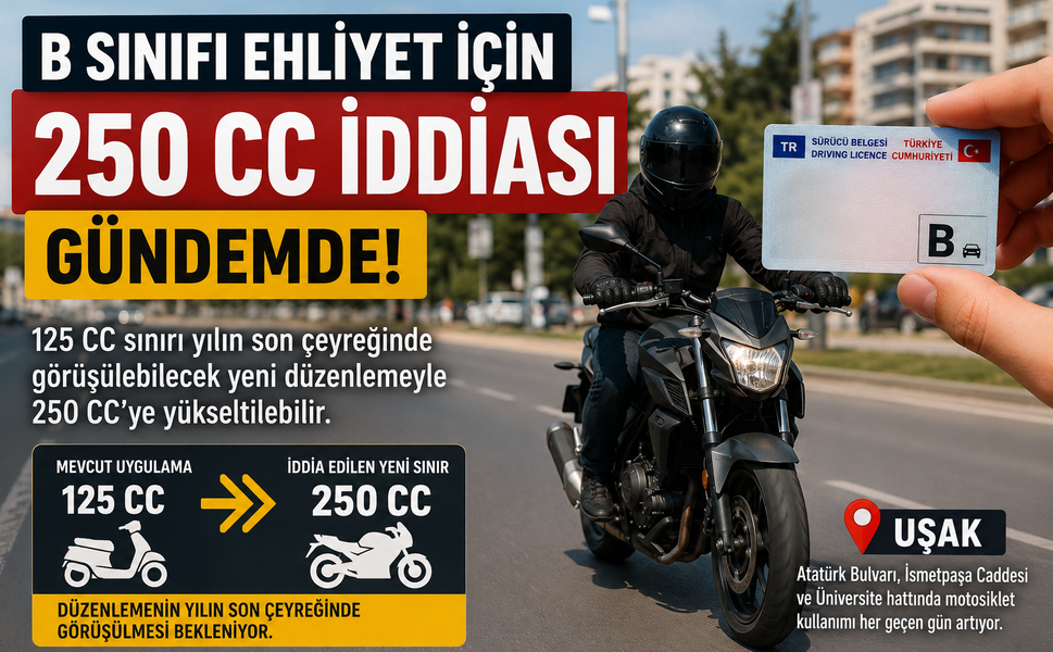 B Sınıfı Ehliyet İçin 250 CC İddiası Gündemde: Gözler Yeni Düzenlemede