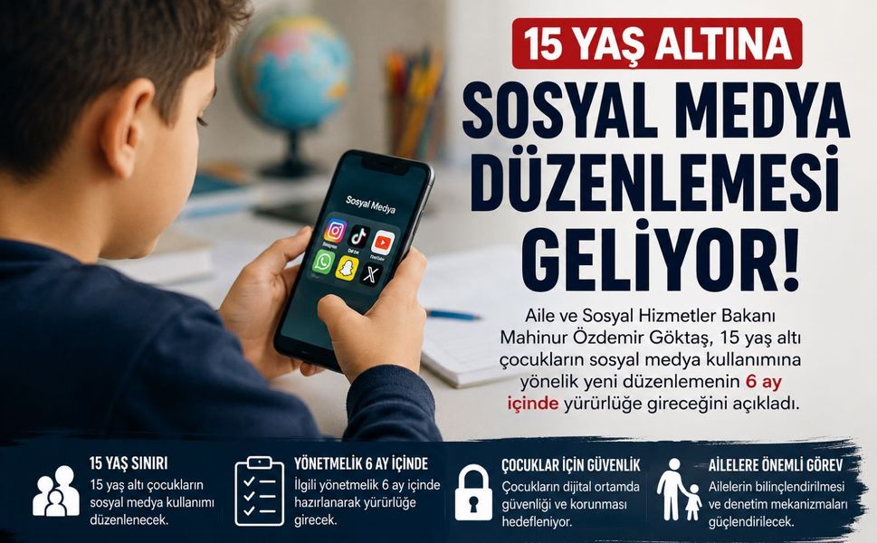 15 Yaş Altına Sosyal Medya Düzenlemesi Geliyor, Uşak’ta Aileler ve Öğretmenler Süreci Yakından İzliyor