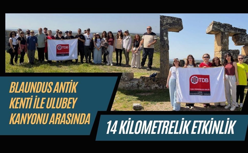 Blaundus Antik Kenti ile Ulubey Kanyonu Arasında 14 Kilometrelik Etkinlik