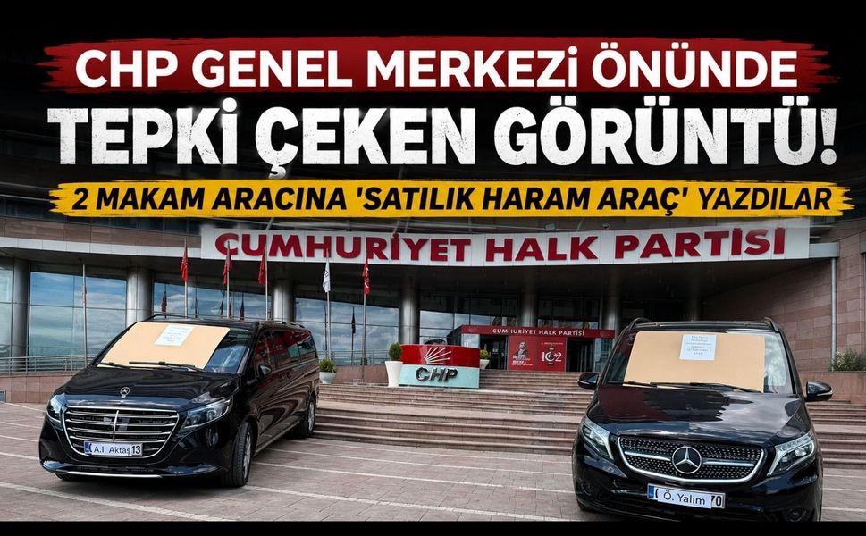 CHP Genel Merkezi Önündeki Araç Tartışmasında Uşak Detayı Dikkat Çekti