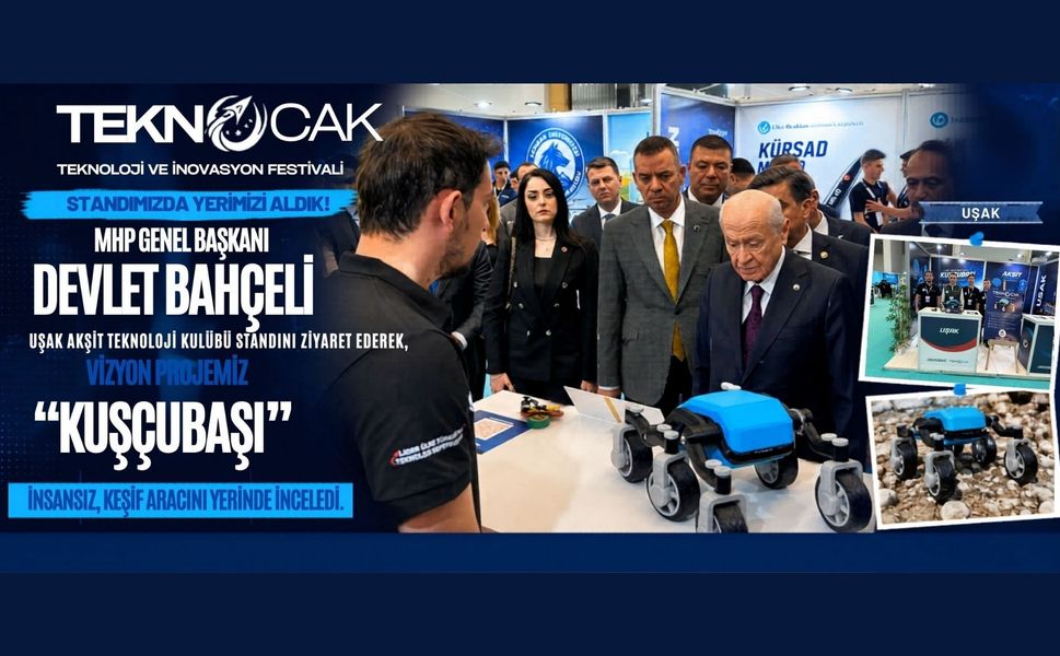 Uşaklı Gençlerden Teknoloji Festivali’nde Dikkat Çeken Proje: “Kuşçubaşı” İlgi Gördü