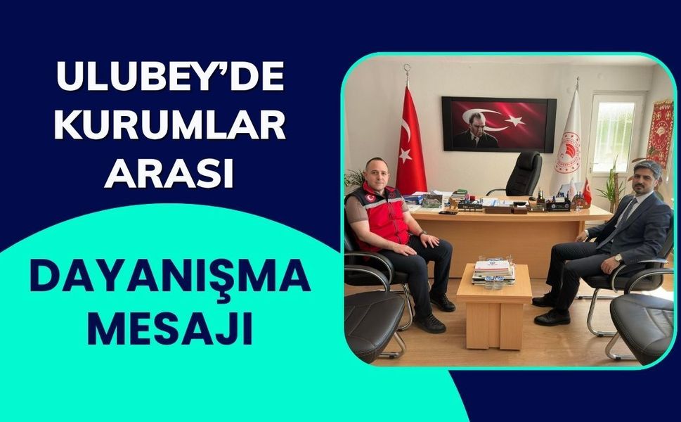 Ulubey’de Kurumlar Arası Dayanışma Mesajı: Müftü Gök’ten Tarım Müdürü Karaca’ya Ziyaret
