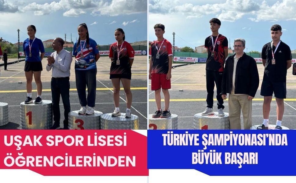Uşak Spor Lisesi Öğrencilerinden Türkiye Şampiyonası’nda Büyük Başarı