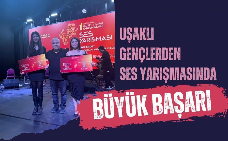 Uşaklı Gençlerden Ses Yarışmasında Büyük Başarı