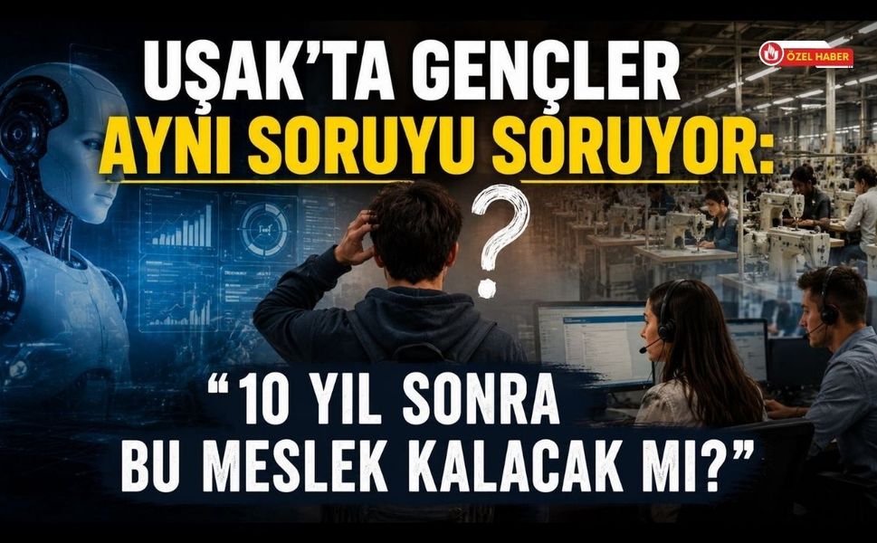 Uşak’ta Gençler Aynı Soruyu Soruyor: “10 Yıl Sonra Bu Meslek Kalacak mı?”