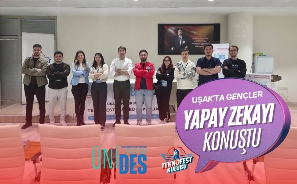 Uşak’ta Gençler Yapay Zekayı Konuştu: Teknoloji Seminerine Yoğun İlgi