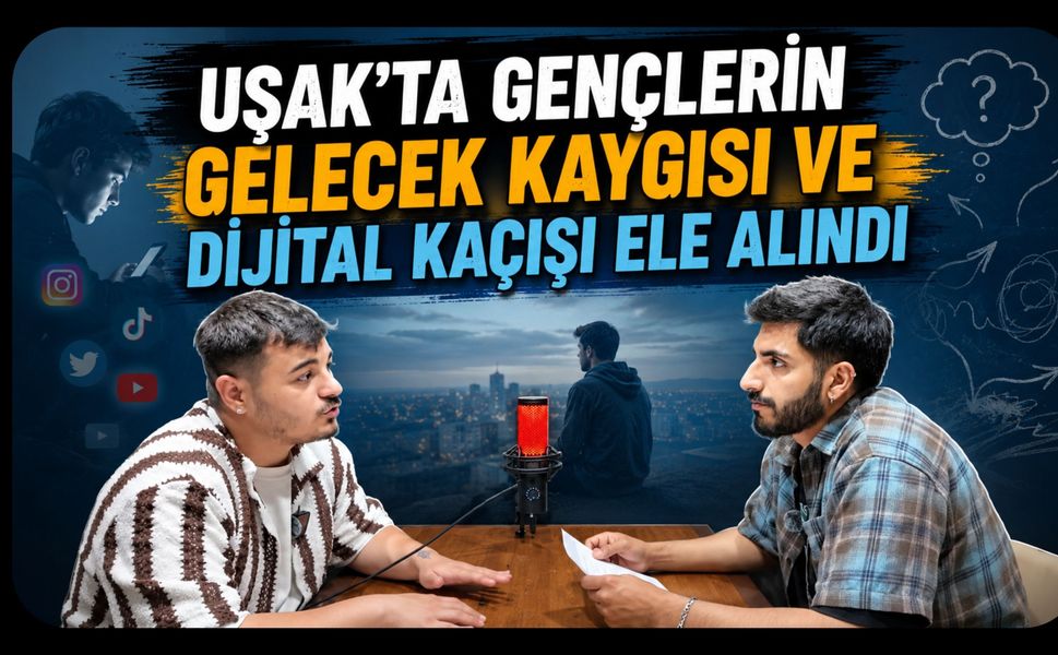 Uşak’ta Gençlerin Gelecek Kaygısı ve Dijital Kaçışı Ele Alındı