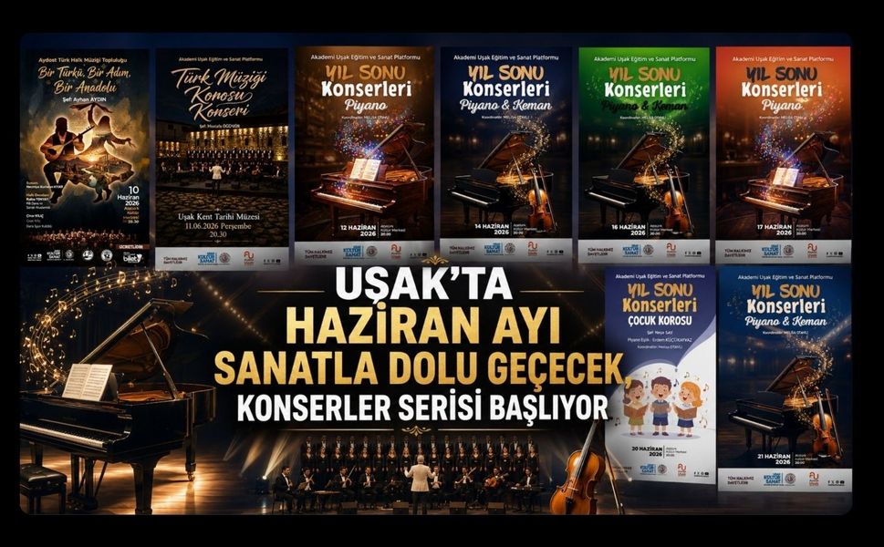 Akademi Uşak'ta Müzik Dolu Haziran: Yıl Sonu Konserleri Başlıyor