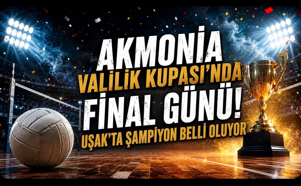 Akmonia Valilik Kupası'nda Final Günü! Uşak'ta Şampiyon Belli Oluyor