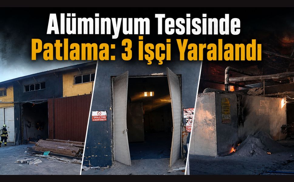 Alüminyum Tesisinde Patlama: 3 İşçi Yaralandı