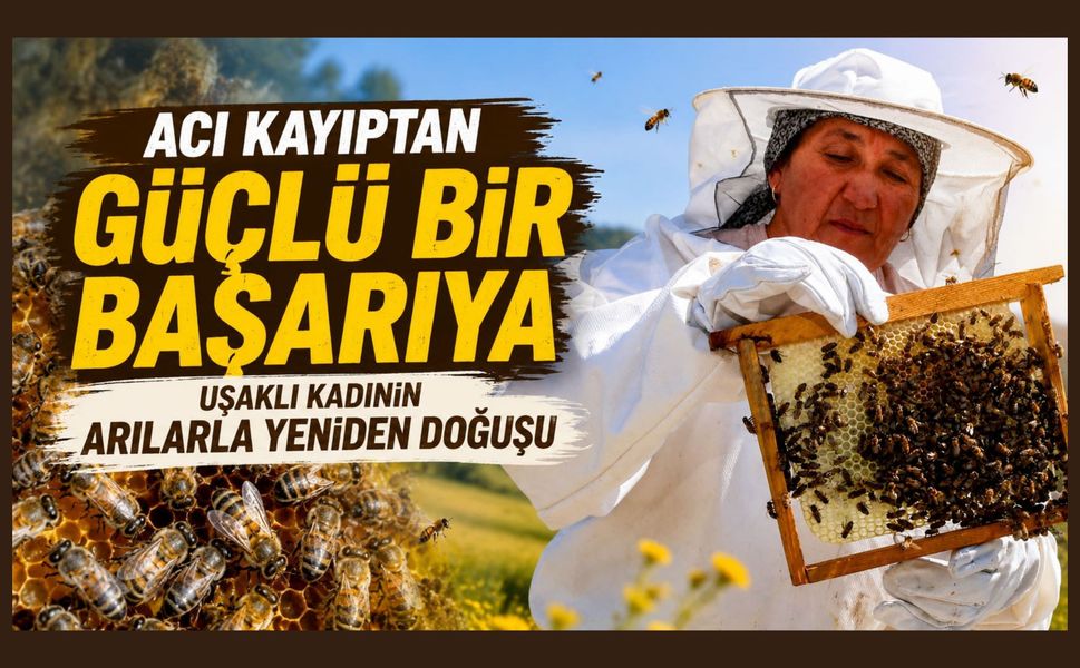 Acı Kayıptan Güçlü Bir Başarıya, Uşaklı Kadının Arılarla Yeniden Doğuşu