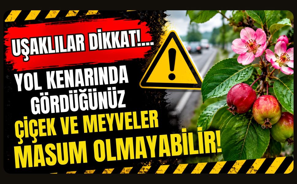 DİKKAT!.. Yol Kenarında Gördüğünüz Çiçek ve Meyveler Masum Olmayabilir!