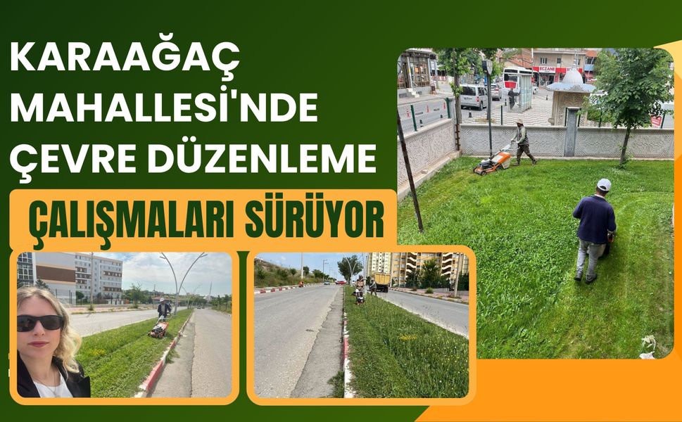Karaağaç Mahallesi'nde Çevre Düzenleme Çalışmaları Sürüyor