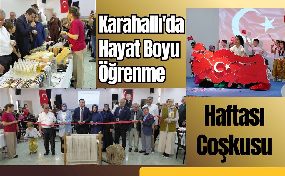 Karahallı'da Hayat Boyu Öğrenme Haftası Coşkusu