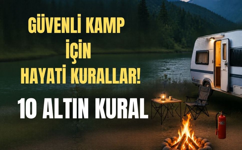 Karavan ve Kamp Tutkunlarına Hayati Uyarı: Bu 10 Kural Hayat Kurtarabilir