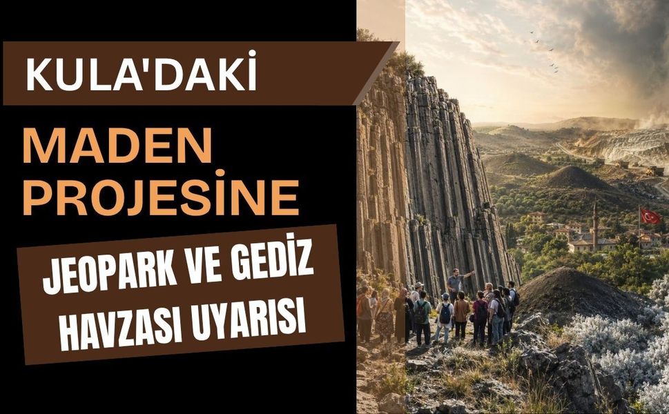 Kula'daki Maden Projesine Jeopark ve Gediz Havzası Uyarısı