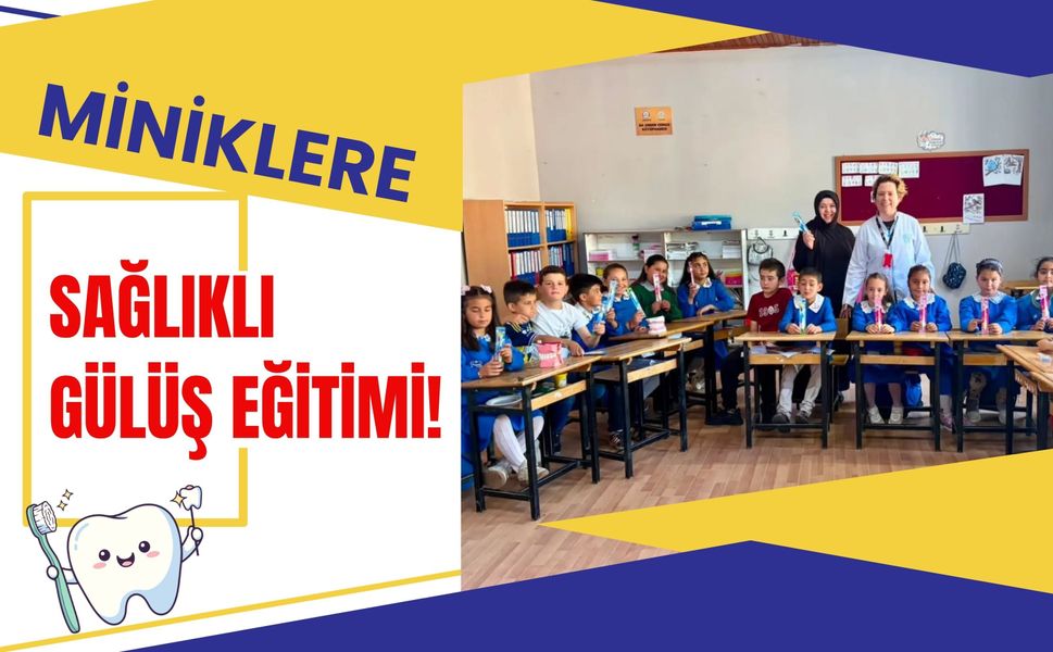 Miniklere Sağlıklı Gülüş Eğitimi! Uşak'ta Okullarda Diş Taraması Yapıldı
