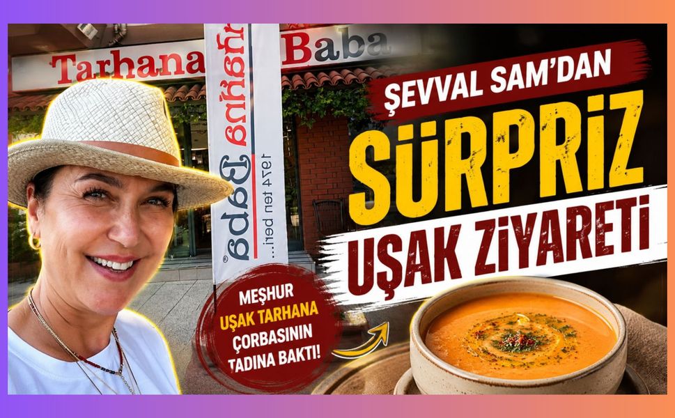 Şevval Sam'dan Sürpriz Uşak Ziyareti