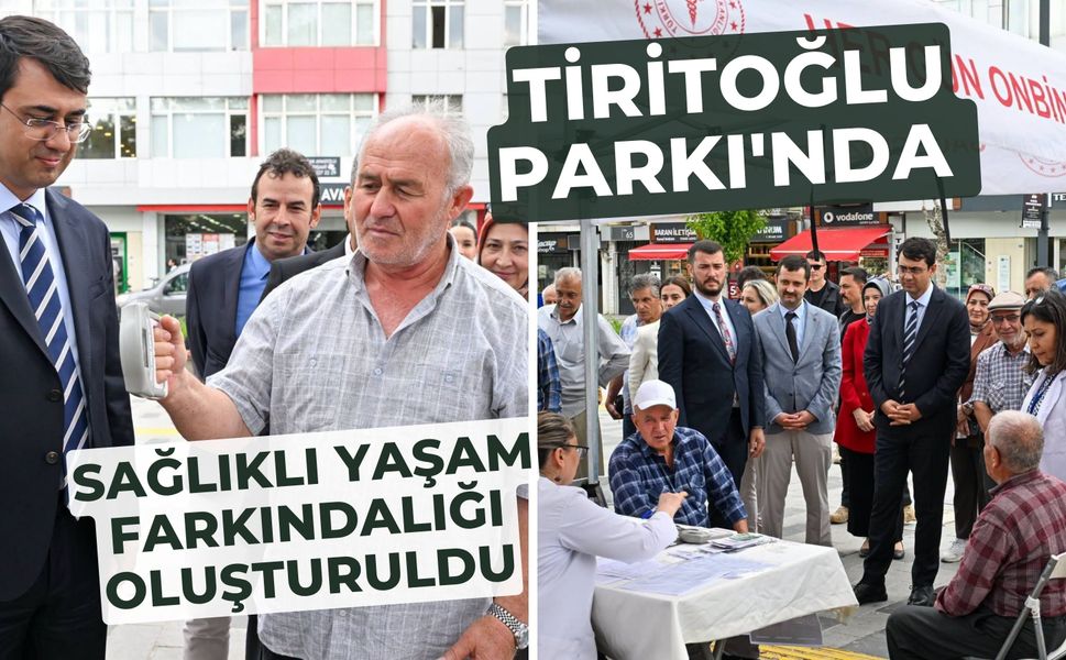Tiritoğlu Parkı'nda Sağlıklı Yaşam Farkındalığı Oluşturuldu