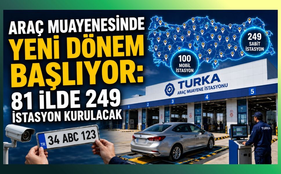 Araç Muayenesinde Yeni Dönem Başlıyor: 81 İlde 249 İstasyon Kurulacak