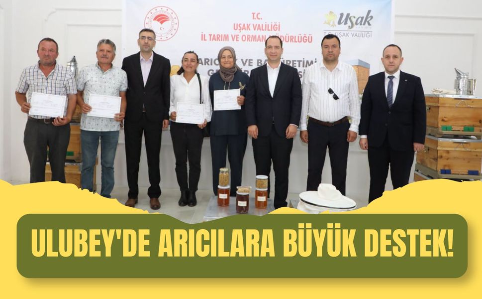 Ulubey'de Arıcılara Büyük Destek! Yüzde 75 Hibeli Kovan ve Ekipman Dağıtıldı