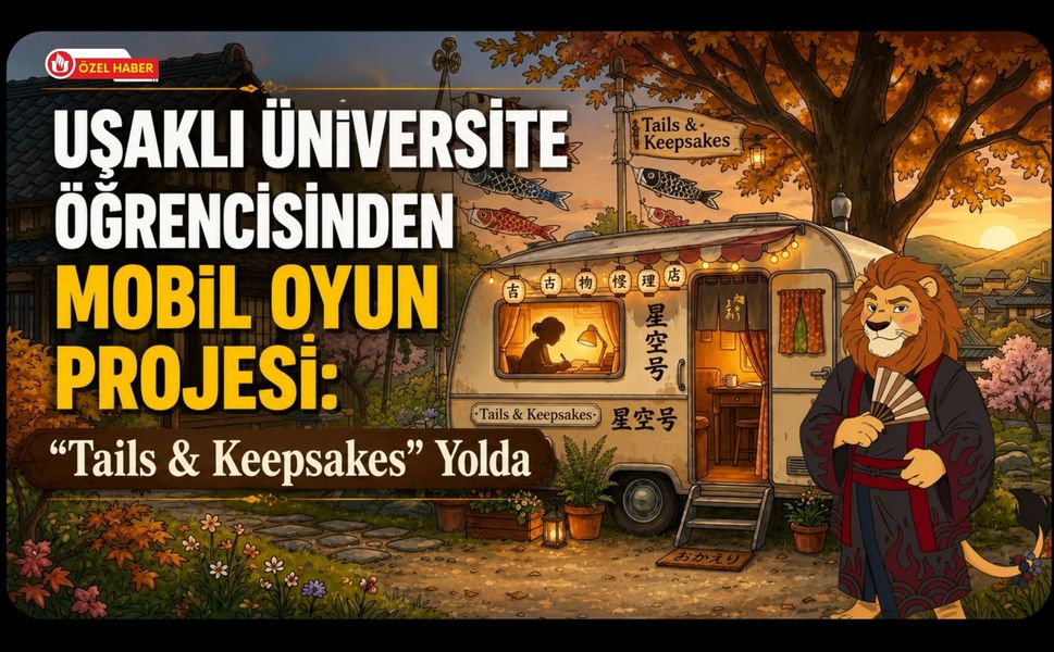 Uşaklı Üniversite Öğrencisinden Mobil Oyun Projesi: "Tails & Keepsakes" Yolda