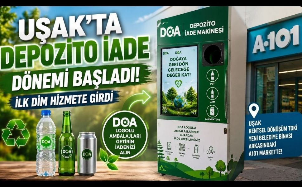 Uşak'ta Depozito İade Dönemi Başladı! İlk DİM Hizmete Girdi