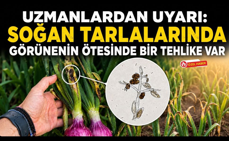 Uzmanlardan Uyarı! Soğan Tarlalarında Görünenin Ötesinde Bir Tehlike Var